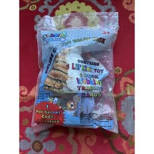 Webkinz Lil'Kinz Striped Alley Cat Combo Value Pack With 1 Code And Cards Series